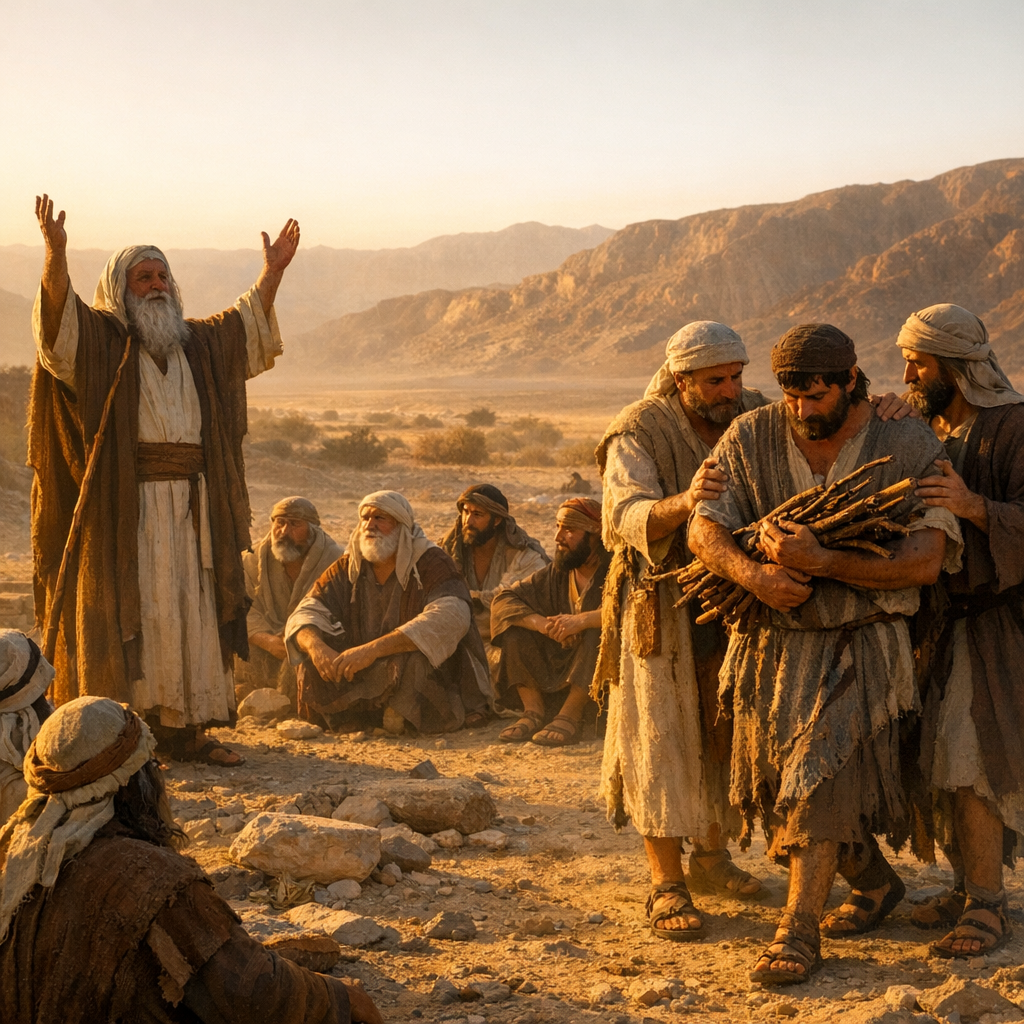 Cover image for The Weight of Disobedience: Lessons from Gathering Sticks on the Sabbath